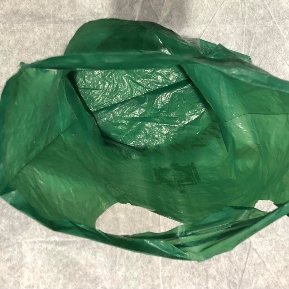 MARSHALL FIELD’S small signature green shopping bag size 9x12 used - Picture 10 of 10